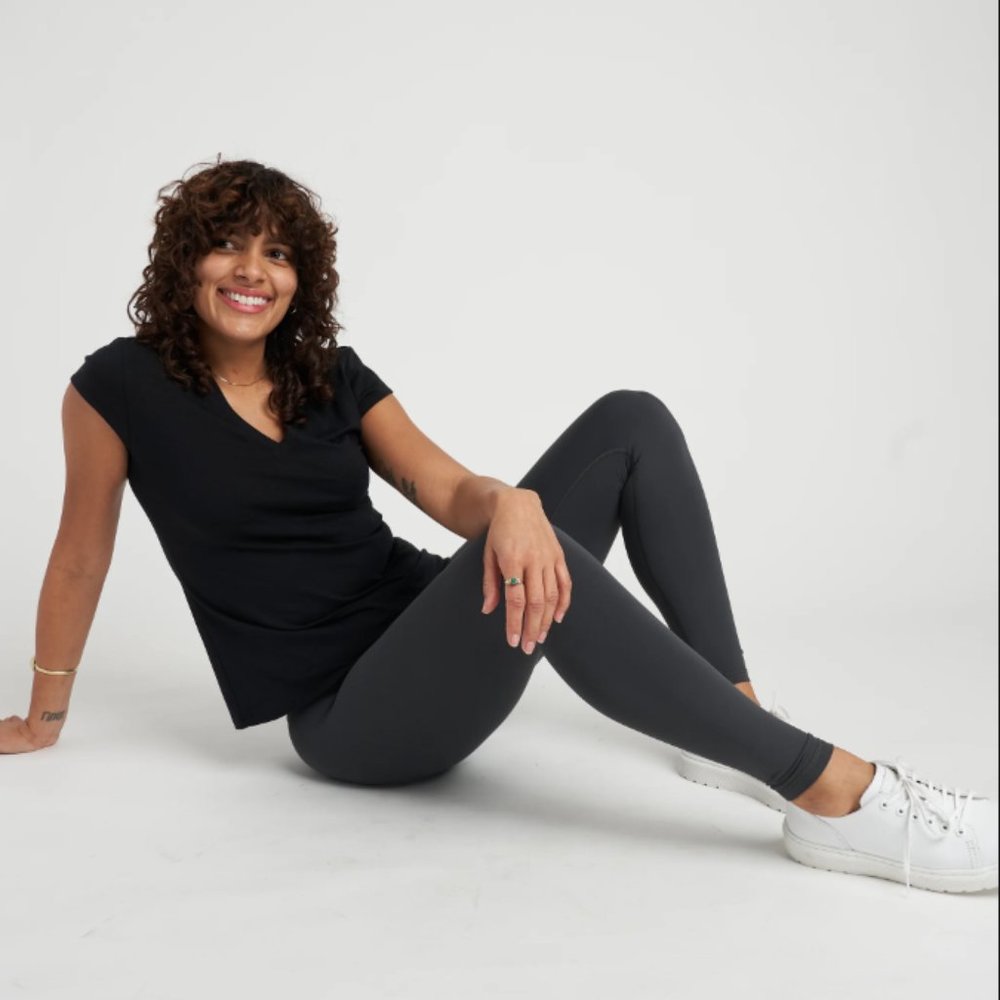 Universal Standard Game Core Leggings - Black Sand NWT - Size S (14/16)